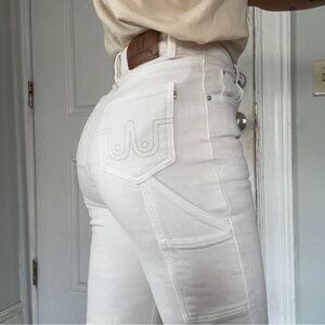 Fashion brand company white farm nap jeans